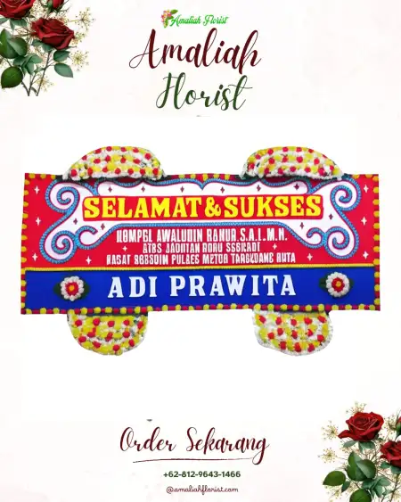 Papan Bunga Ucapan Selamat Bancar